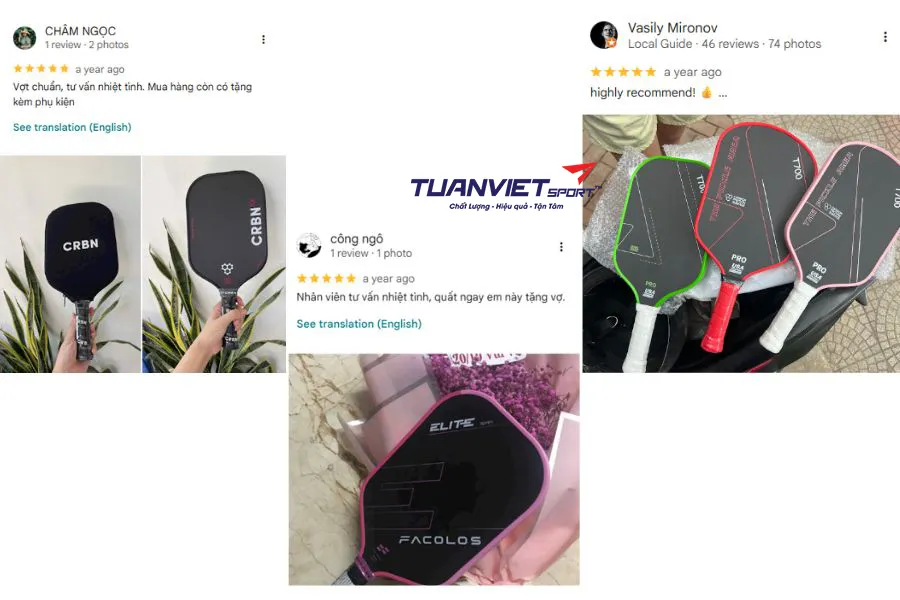 Vợt Pickleball Ch&iacute;nh H&atilde;ng Tại Đ&agrave; Nẵng