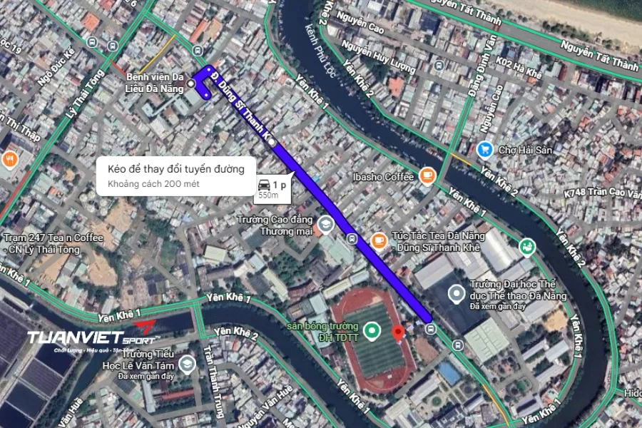 Sân bóng đá Trung Ương 3 - Sân bóng đá Quận Thanh Khê Đà Nẵng