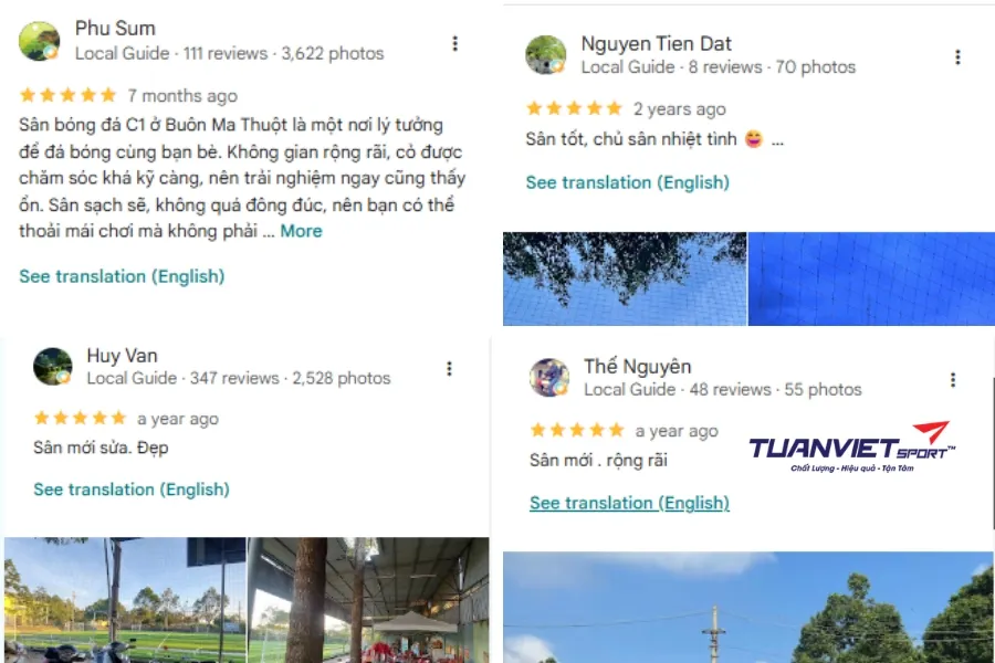 Sân bóng đá C1 - Sân bóng đá Đắk Lắk