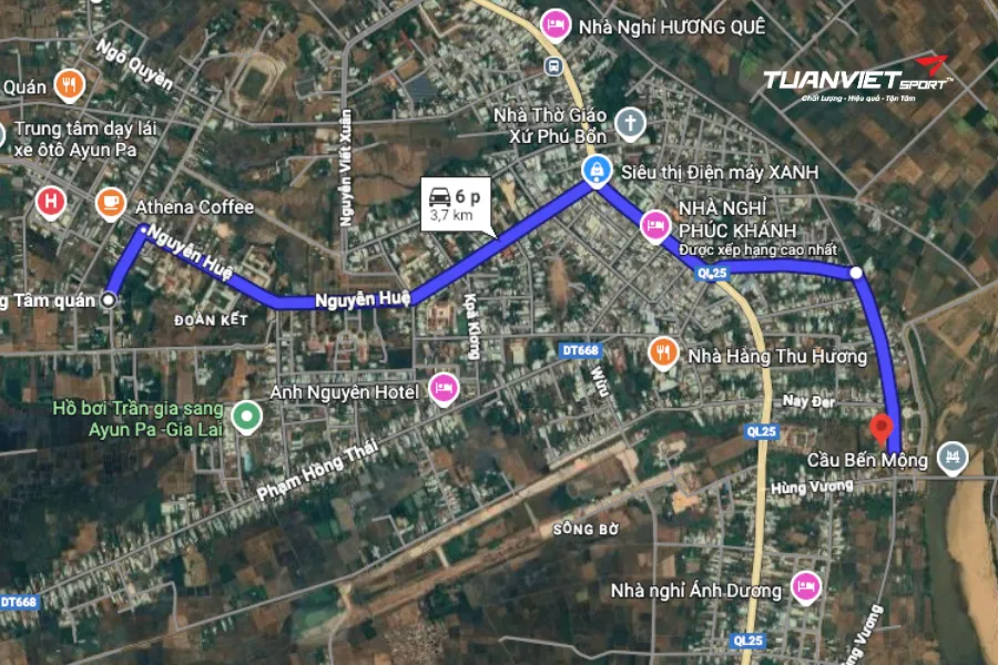 Danh sách sân bóng đá Gia Lai - Sân bóng đá nhân tạo Tấn Tài