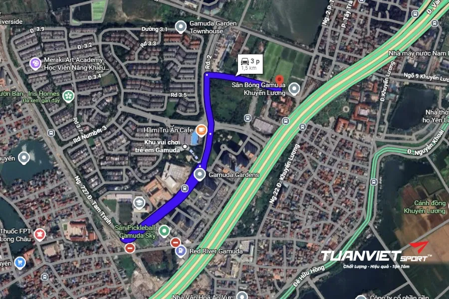 Sân bóng đá Huy Hoàng Gamuda - Sân bóng đá Thành phố Hà Nội