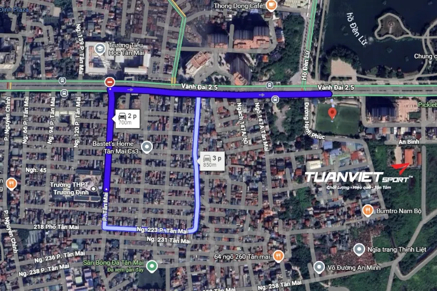 Sân bóng đá Đền Lừ 3 - Sân bóng đá Thành phố Hà Nội