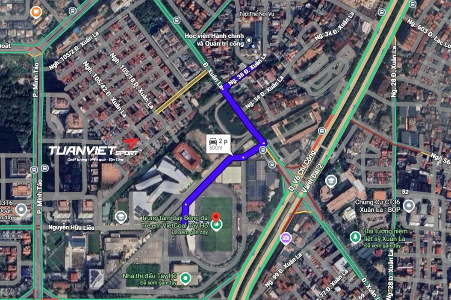 Sân bóng đá Xuân La - Sân bóng đá Thành phố Hà Nội