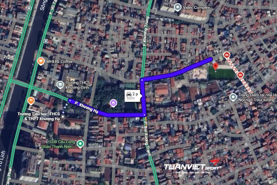 Sân bóng đá Khương Trung - Sân bóng đá Thành phố Hà Nội