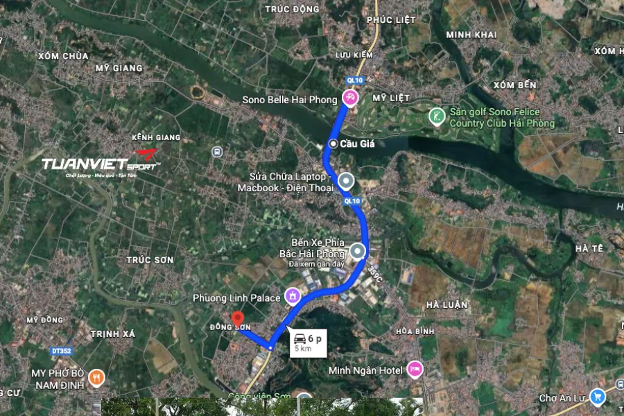 Danh sách sân bóng đá Hải Phòng - Sân bóng đá Đông Hải 1