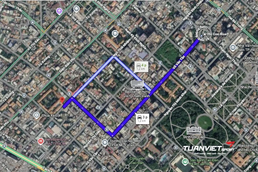 Sân bóng đá Trường Ntmk - Sân bóng đá Thành phố Hồ Chí Minh