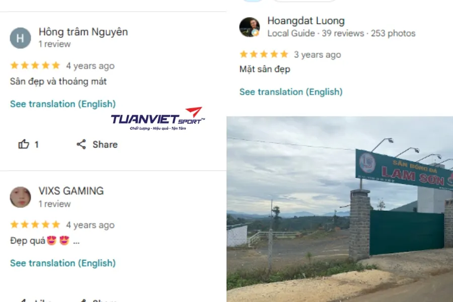 S&acirc;n b&oacute;ng đ&aacute; Lam Sơn - S&acirc;n b&oacute;ng đ&aacute; L&acirc;m Đồng
