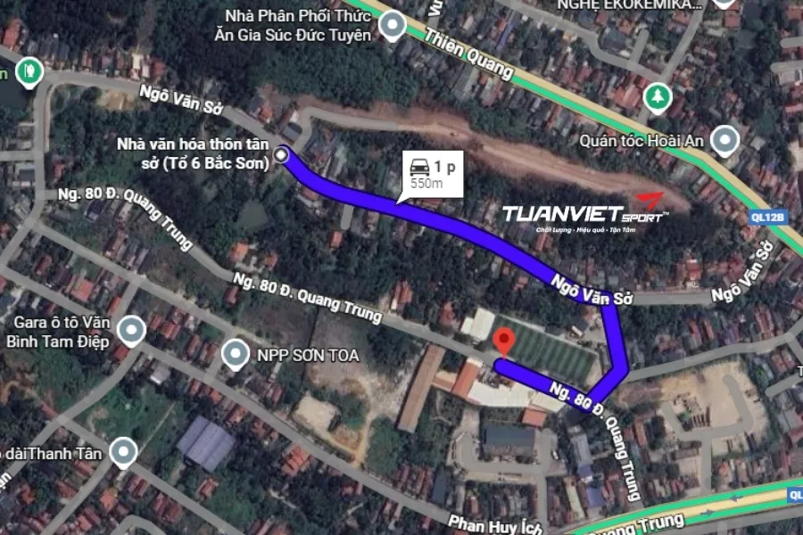 S&acirc;n b&oacute;ng đ&aacute; Ch&iacute;nh Gấm Tam Điệp - S&acirc;n b&oacute;ng đ&aacute; tỉnh Ninh B&igrave;nh