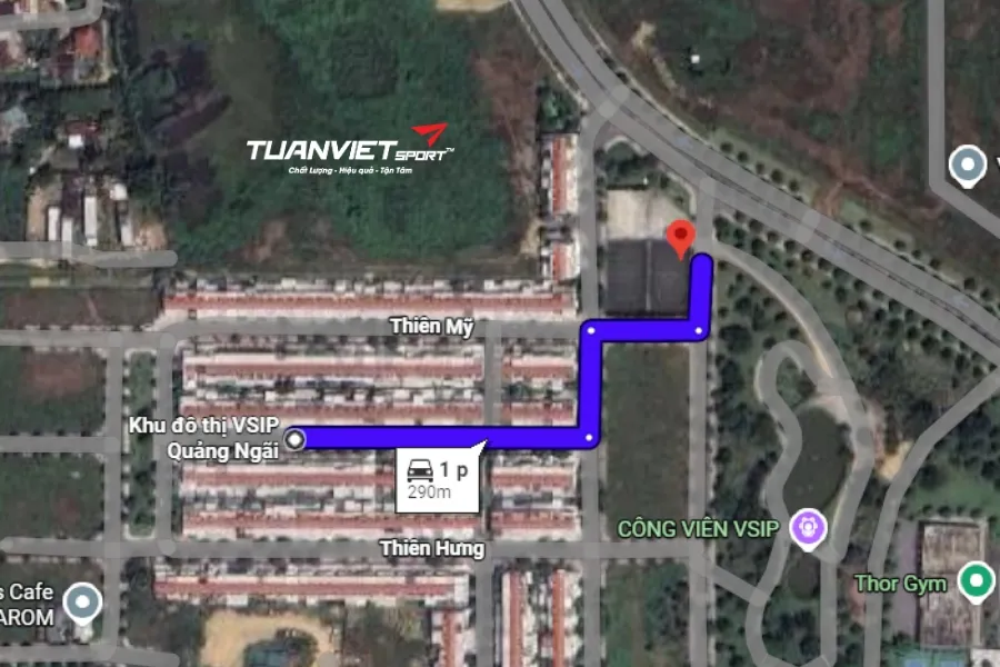 Sân bóng đá VSIP - Sân bóng đá tỉnh Quảng Ngãi