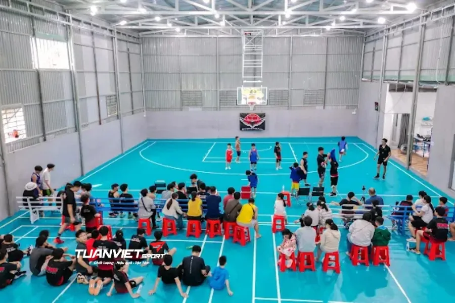 Sân bóng rổ PQB - Sân bóng rổ tỉnh An Giang