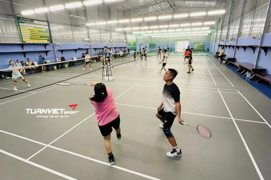 S&acirc;n cầu l&ocirc;ng Sen Xanh 18 - S&acirc;n cầu l&ocirc;ng tỉnh B&agrave; Rịa - Vũng T&agrave;u