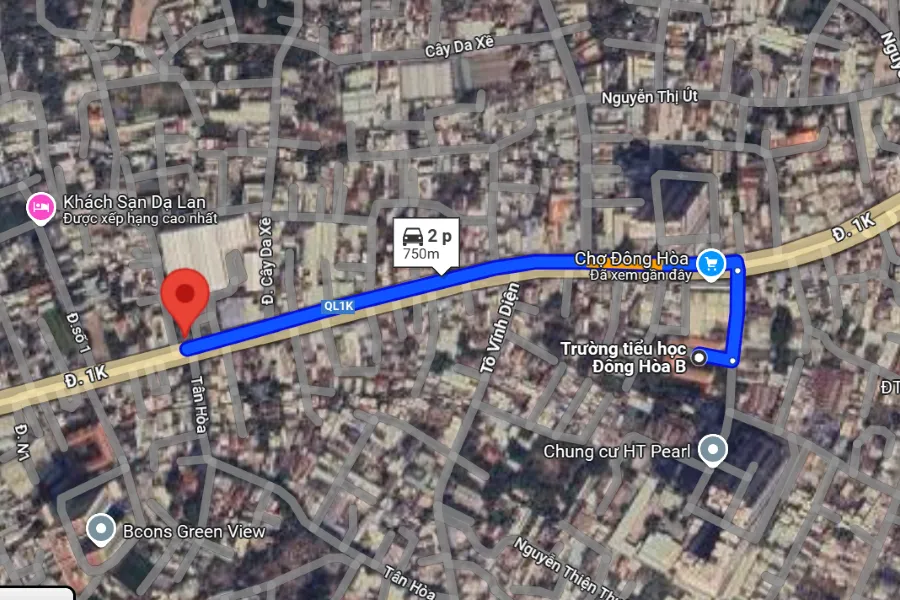 sân cầu lông Thành phố Dĩ An