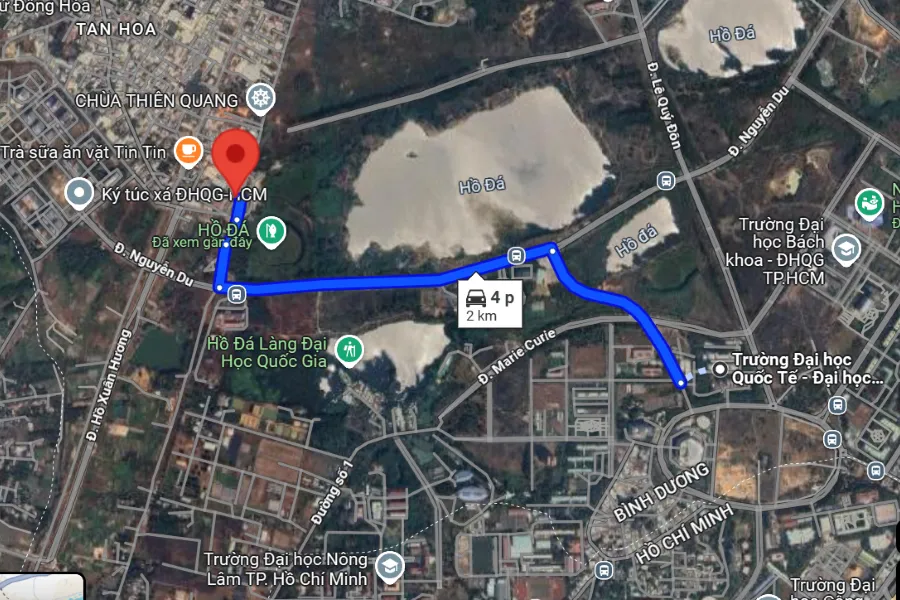 sân cầu lông Thành phố Dĩ An