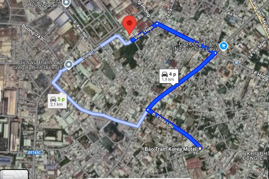 sân cầu lông Thành phố Dĩ An