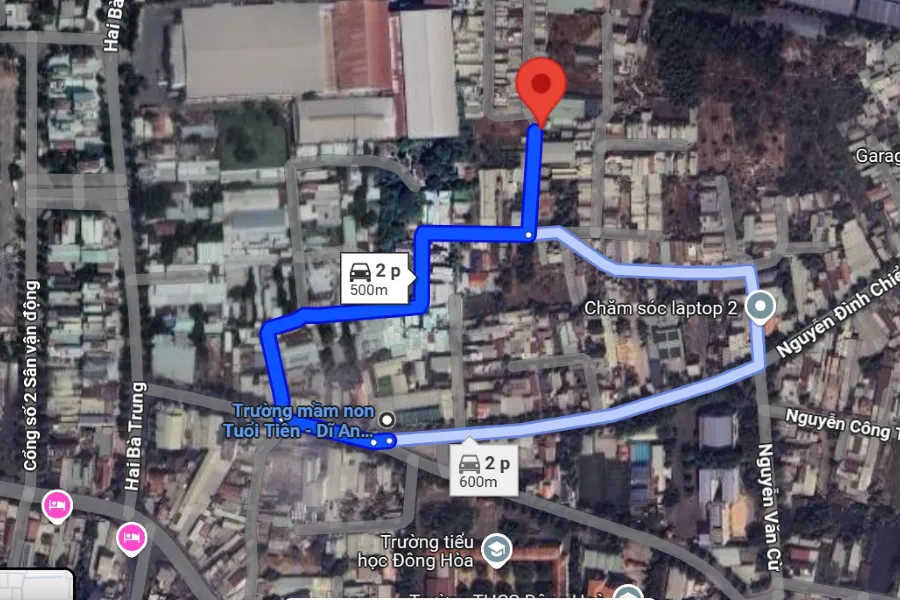 sân cầu lông Thành phố Dĩ An