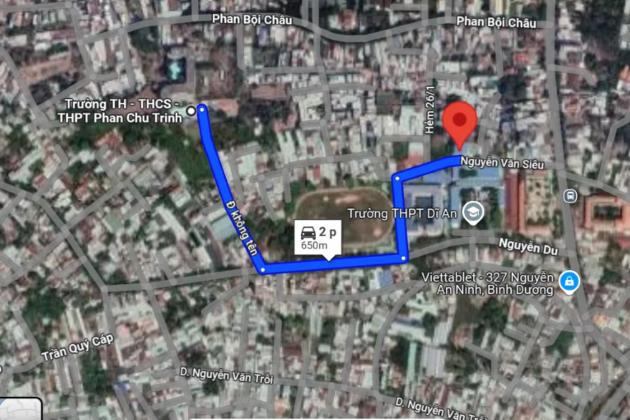 sân cầu lông Thành phố Dĩ An