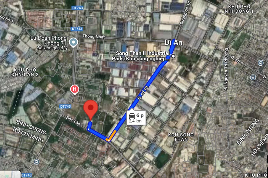 sân cầu lông Thành phố Dĩ An