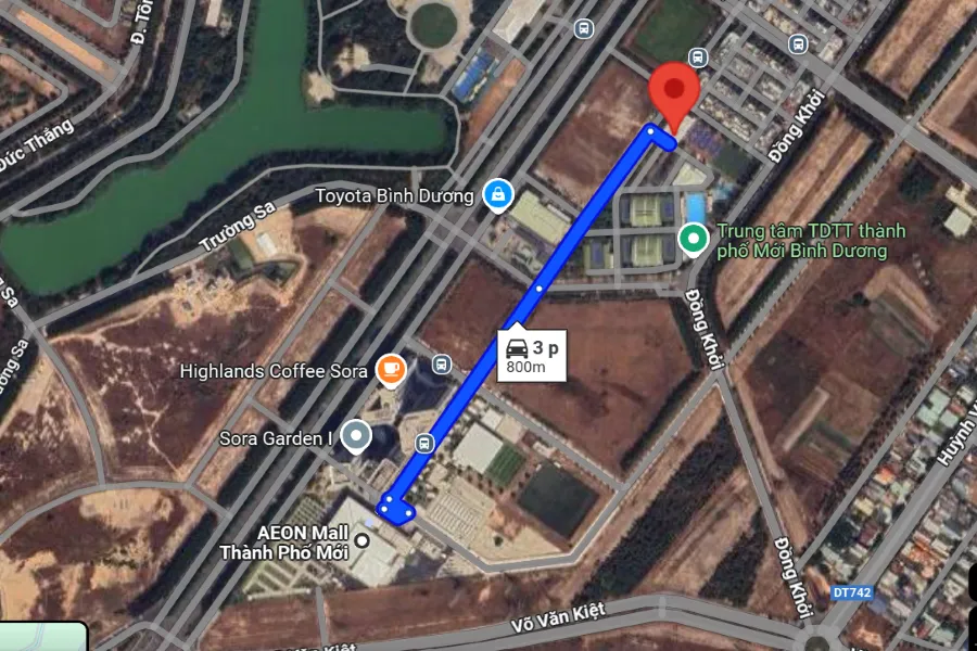 sân Cầu Lông tại Thành phố Thủ Dầu Một