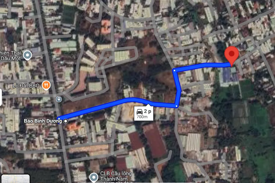 sân Cầu Lông tại Thành phố Thủ Dầu Một