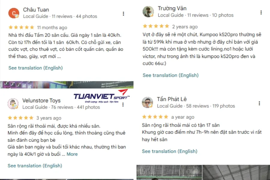 Sân cầu lông Quang Sport - Sân cầu lông Cần Thơ
