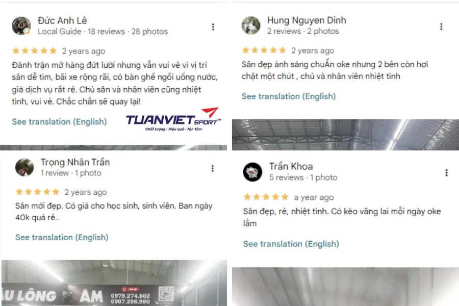 Sân cầu lông Xám - Đền Hùng - Sân cầu lông Cần Thơ