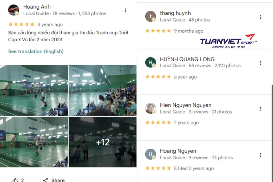 Sân cầu lông Bưu Điện - Sân cầu lông Cần Thơ