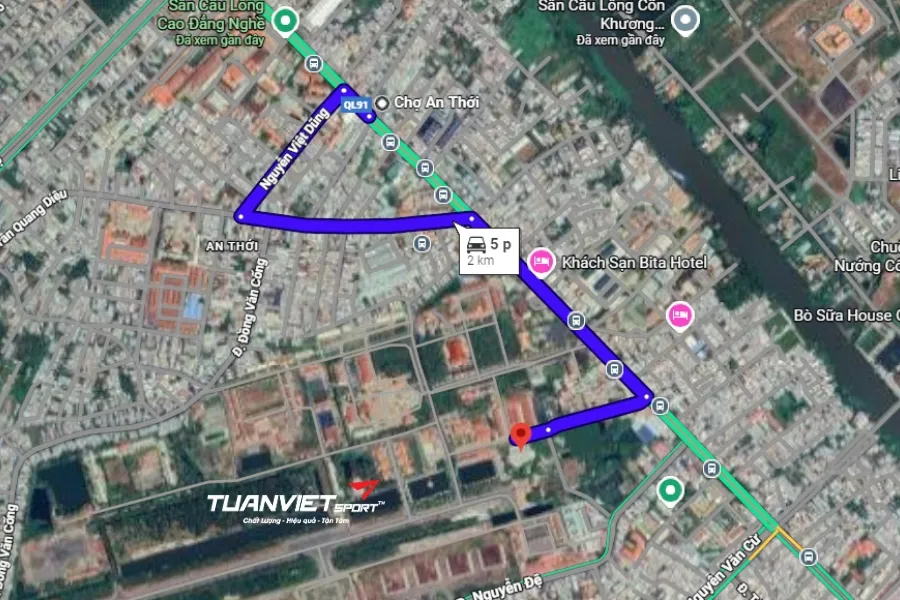 S&acirc;n cầu l&ocirc;ng Quang Sport&nbsp; - S&acirc;n cầu l&ocirc;ng th&agrave;nh phố Cần Thơ