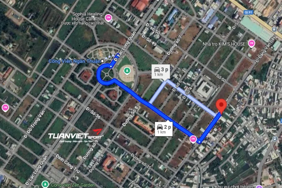 Sân Cầu Lông Xám - Đền Hùng - Sân cầu lông thành phố Cần Thơ