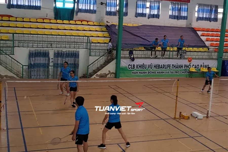 Sân cầu lông Nhà thi đấu thể dục thể thao tỉnh Cao Bằng - Sân cầu lông tại Cao Bằng