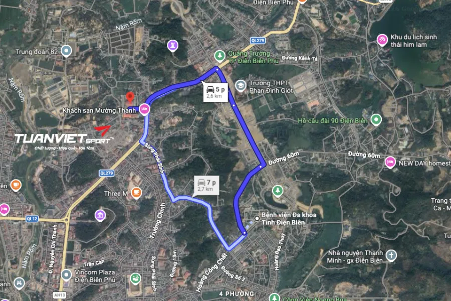 Sân cầu lông Nhà Thi Đấu Đa Năng