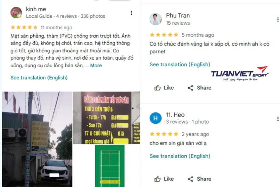 S&acirc;n cầu l&ocirc;ng 2T Sport - S&acirc;n cầu l&ocirc;ng Đồng Nai