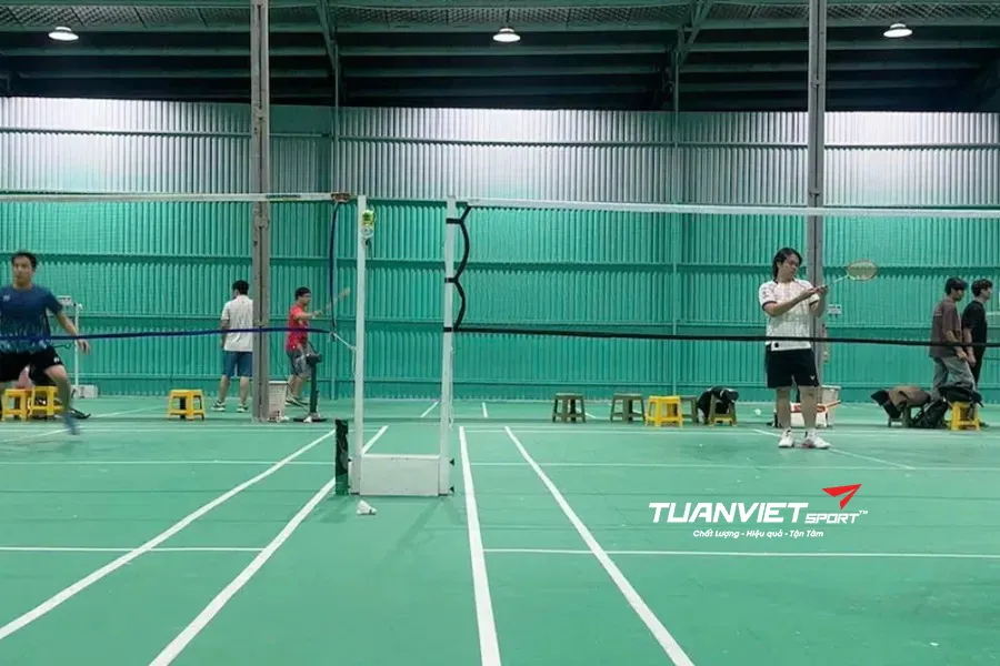 S&acirc;n Cầu L&ocirc;ng Y&ecirc;n Bệ - AE Badminton - S&acirc;n cầu l&ocirc;ng Huyện Ho&agrave;i Đức