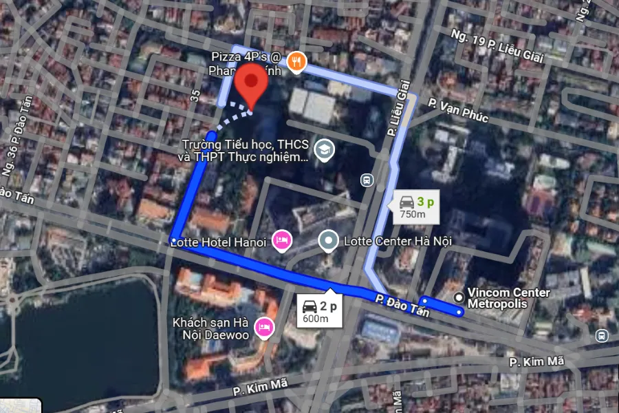 sân cầu lông Quận Ba Đình