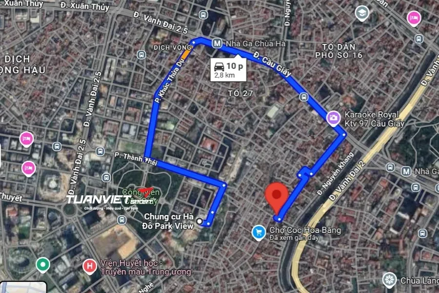 Sân cầu lông Tiểu Học An Hoà - Sân cầu lông Quận Cầu Giấy