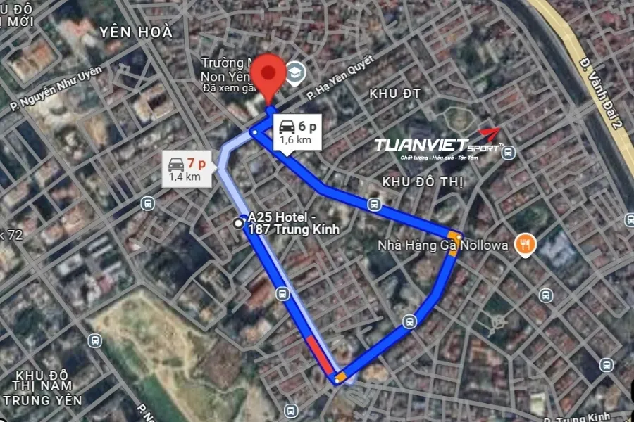 Sân cầu lông Trường Tiểu học Yên Hòa - Sân cầu lông Quận Cầu Giấy