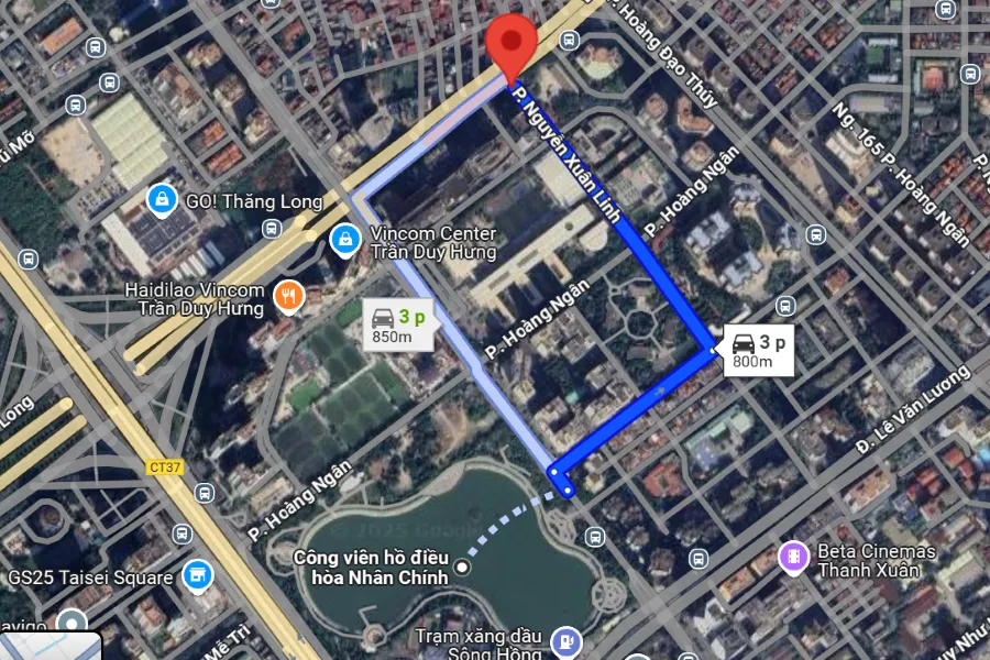 sân cầu lông quận Cầu Giấy