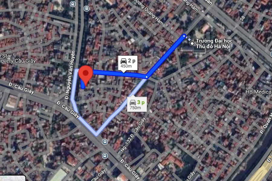 sân cầu lông quận Cầu Giấy