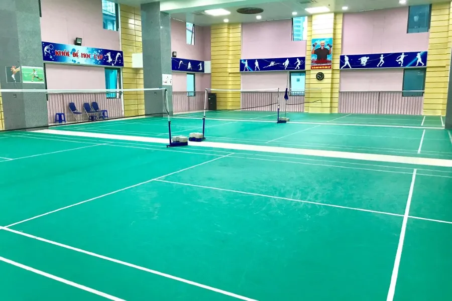 sân cầu lông quận Cầu Giấy