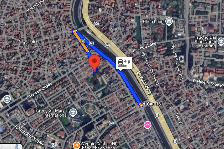 sân cầu lông quận Cầu Giấy