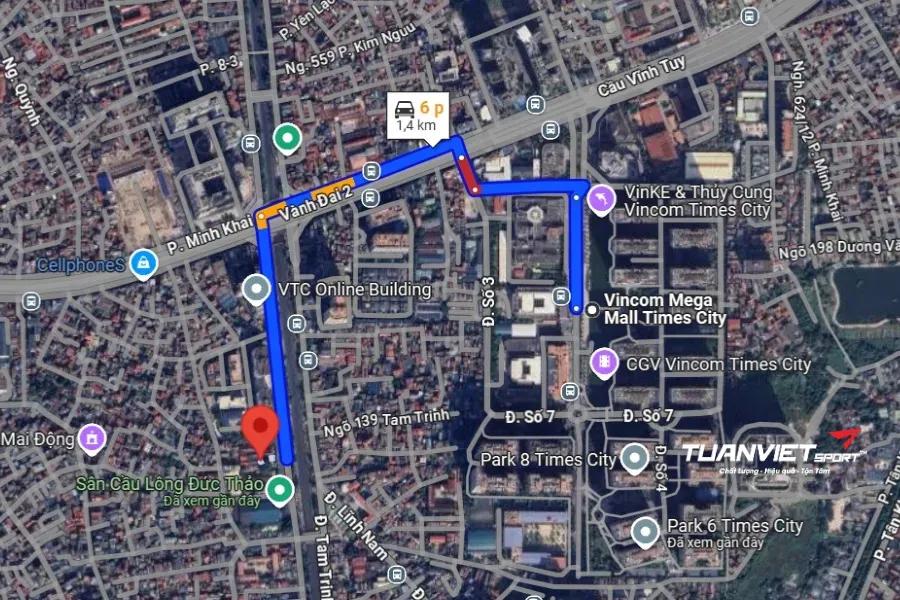 S&acirc;n Cầu L&ocirc;ng Net Sport Center - s&acirc;n cầu l&ocirc;ng Quận Ho&agrave;ng Mai