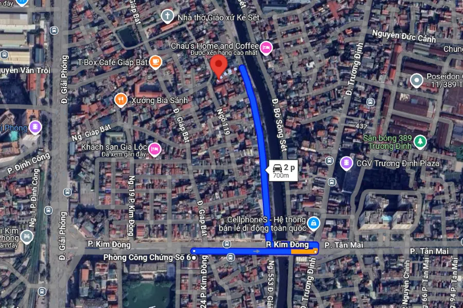 Sân cầu lông An An - sân cầu lông quận Hoàng Mai