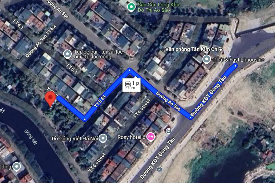 Sân cầu lông KĐT Ao Sào - sân cầu lông Quận Hoàng Mai