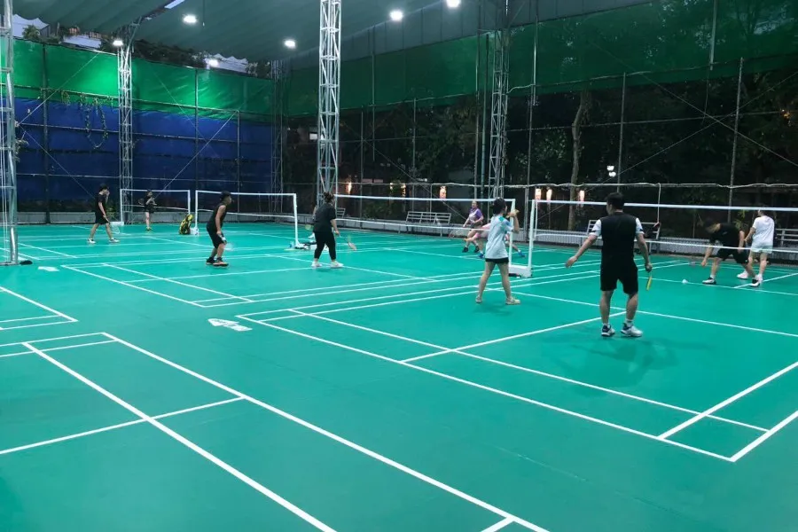 Sân cầu lông KĐT Ao Sào - sân cầu lông Quận Hoàng Mai