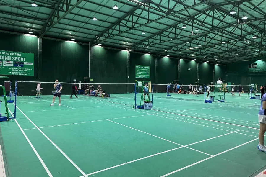 Sân Cầu Lông Tiến Dinh Sport - Tân Mai - sân cầu lông Quận Hoàng Mai