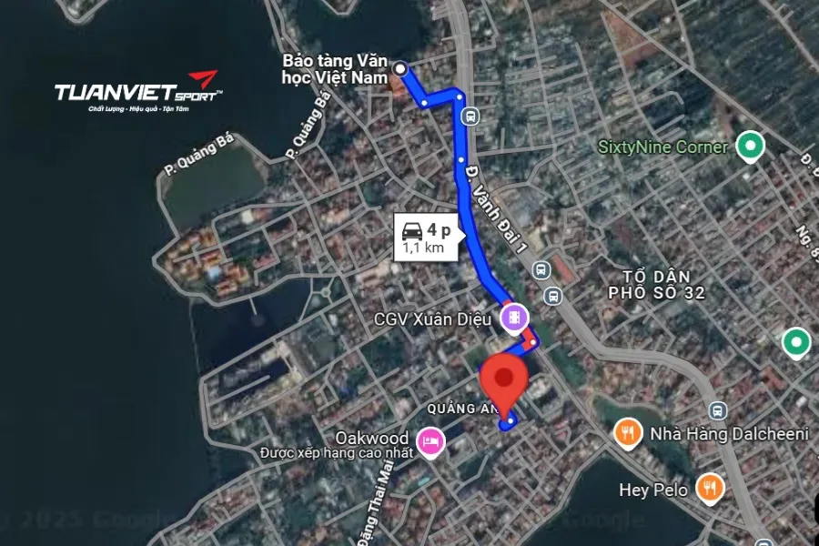 Sân cầu lông số 6 Đặng Thai Mai - Sân cầu lông Quận Tây Hồ