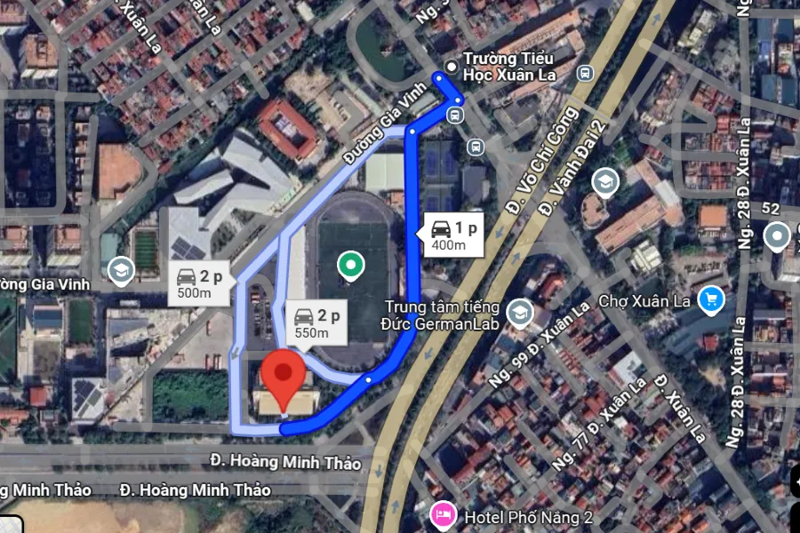 sân cầu lông Quận Tây Hồ