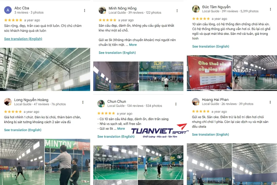 Sân cầu lông TDT 314 Bùi Xương Trạch - Sân cầu lông Thành phố Hà Nội