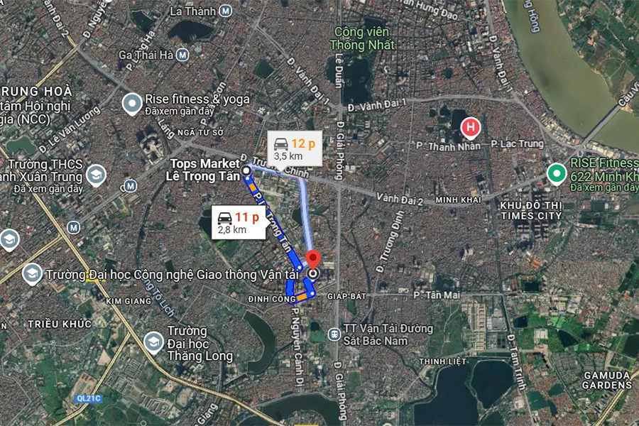 Sân cầu lông Black Pink - Định Công - quận Thanh Xuân