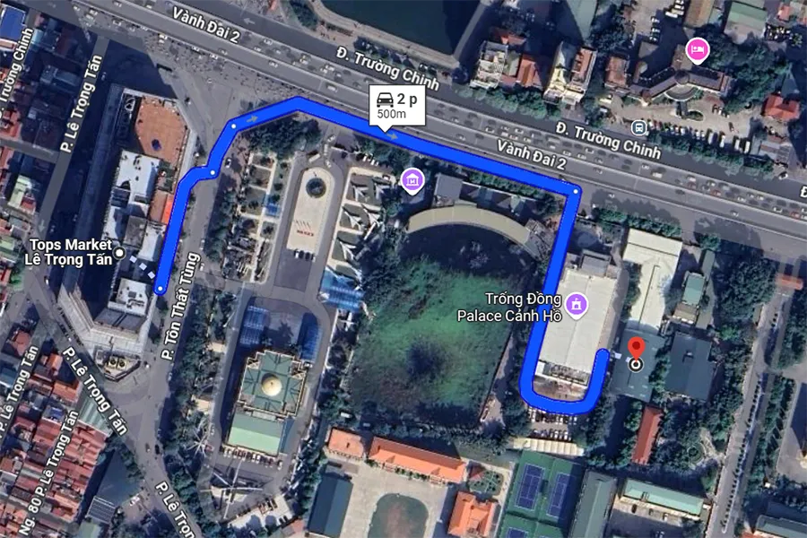 Sân cầu lông Cảnh Hồ - quận Thanh Xuân