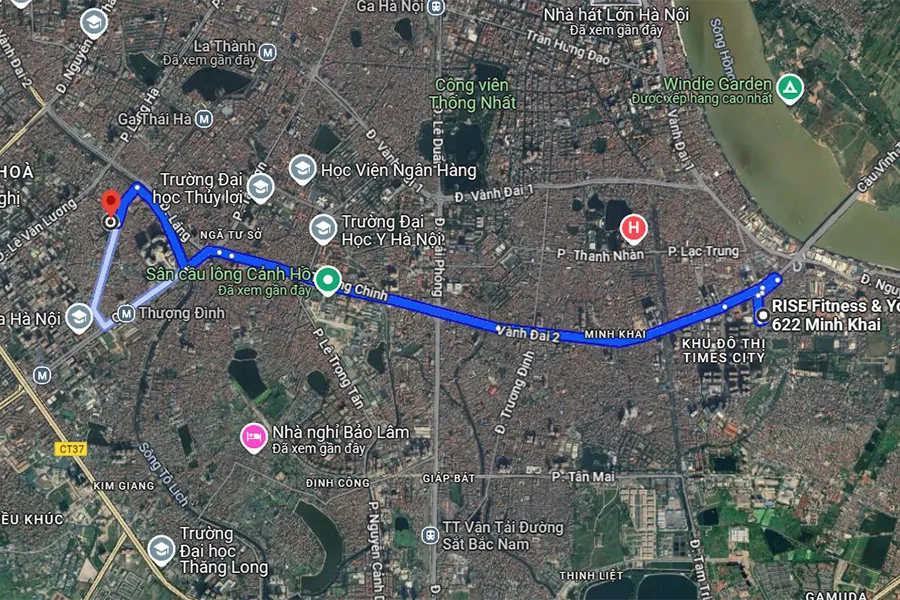 Sân Cầu Lông Quan Nhân - quận Thanh Xuân